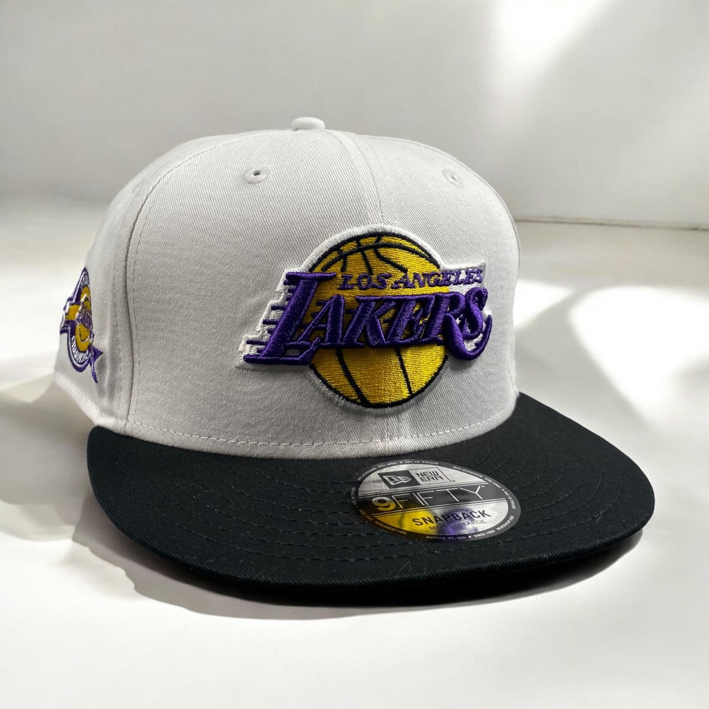 Los Angeles Lakers Blanca/Negro SnapBack