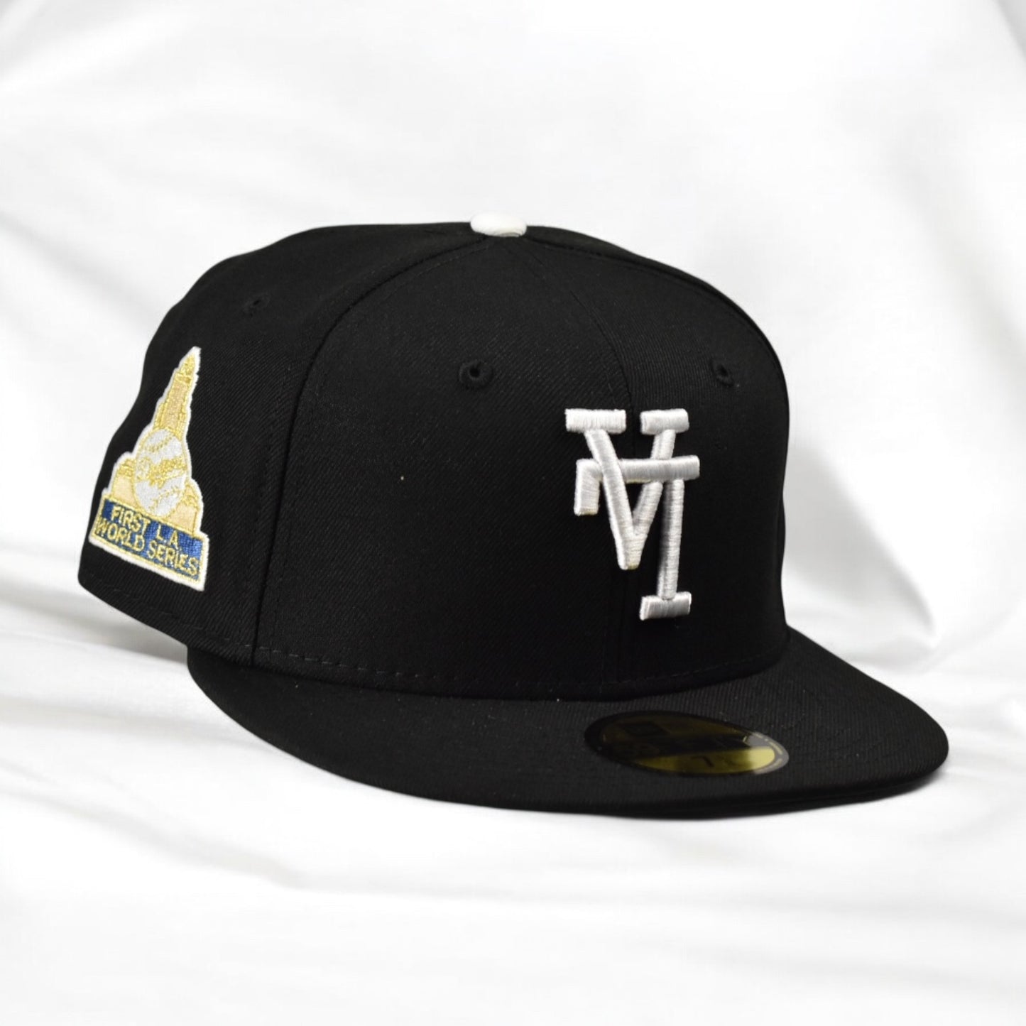 Los Angeles Dodgers Upside Down First LA World Series Negra