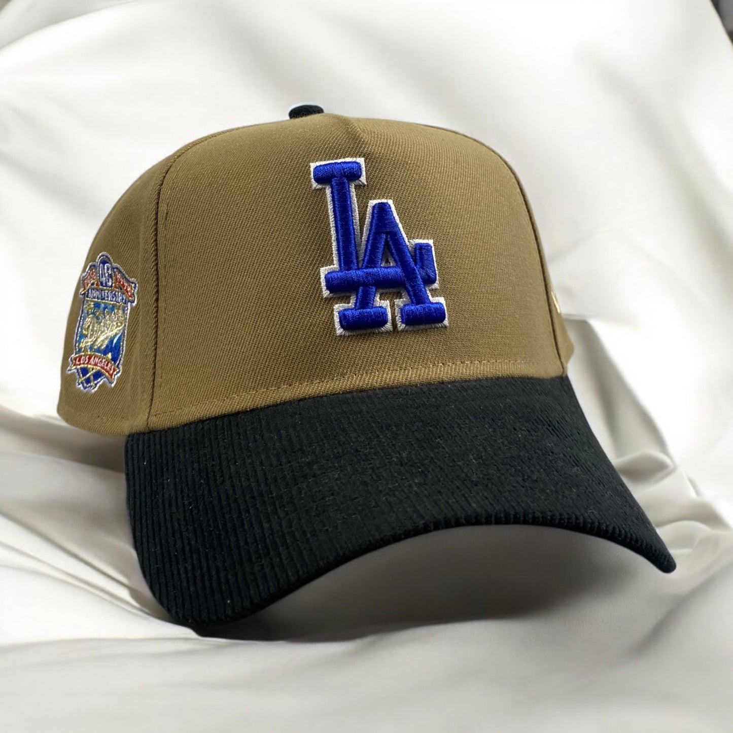 Los Angeles Dodgers 40th Anniversary Cafe/Negro Pana 9FORTY A-Frame Snapback