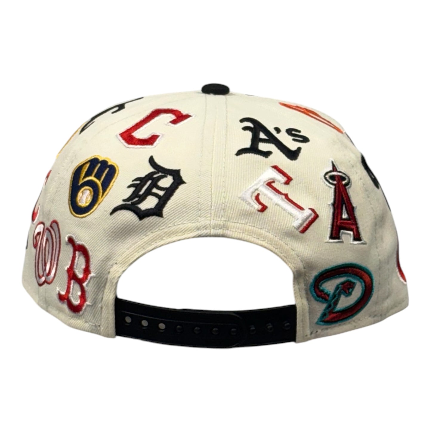MLB All Over Beige/Negro 9FORTY A-Frame Snapback
