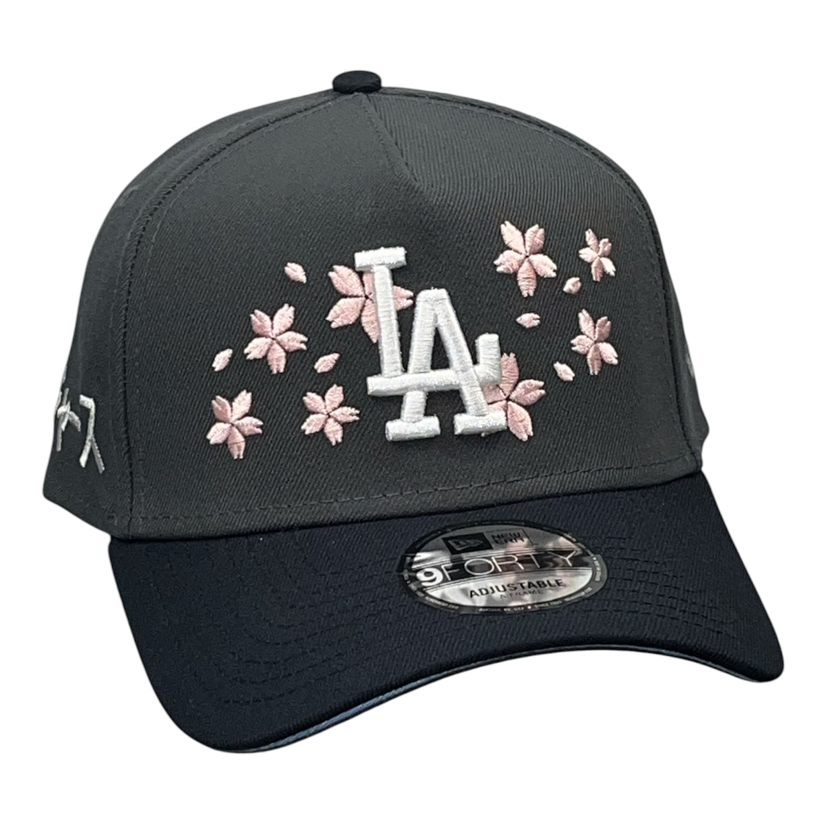 Los Angeles Dodgers Sakura Kanji Gris/Negro 9FORTY A Frame Snapback