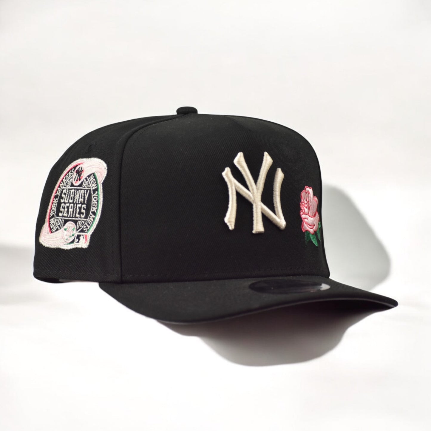 New York Yankees Rose Subway Series 2000 Side Patch Negra