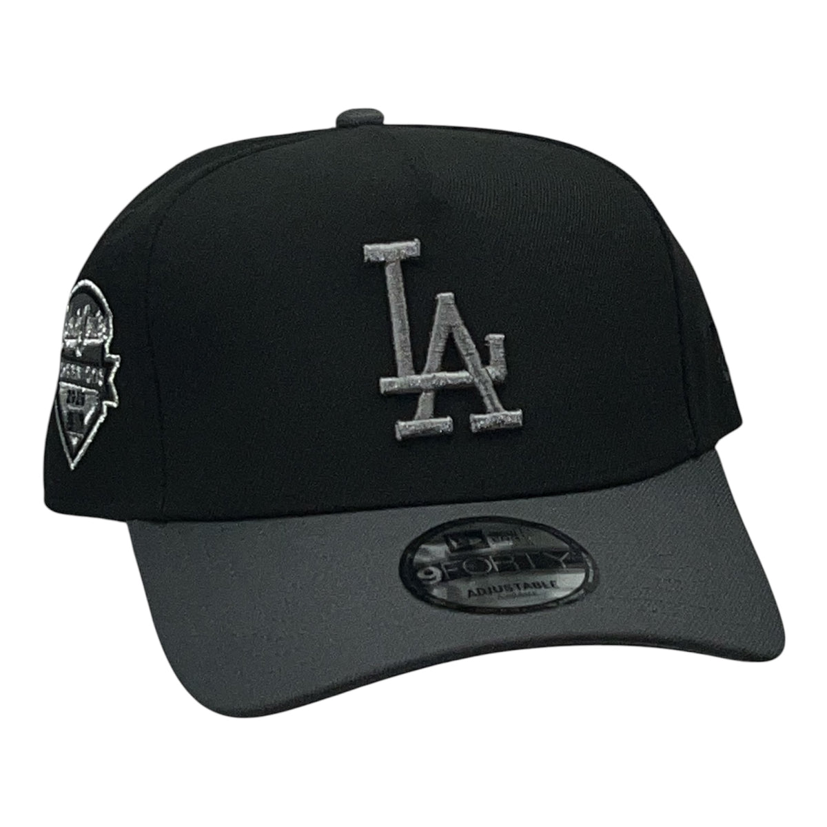 Los Angeles Dodgers 2025 World Series Champions Negra/Gris 9FORTY A Frame Snapback