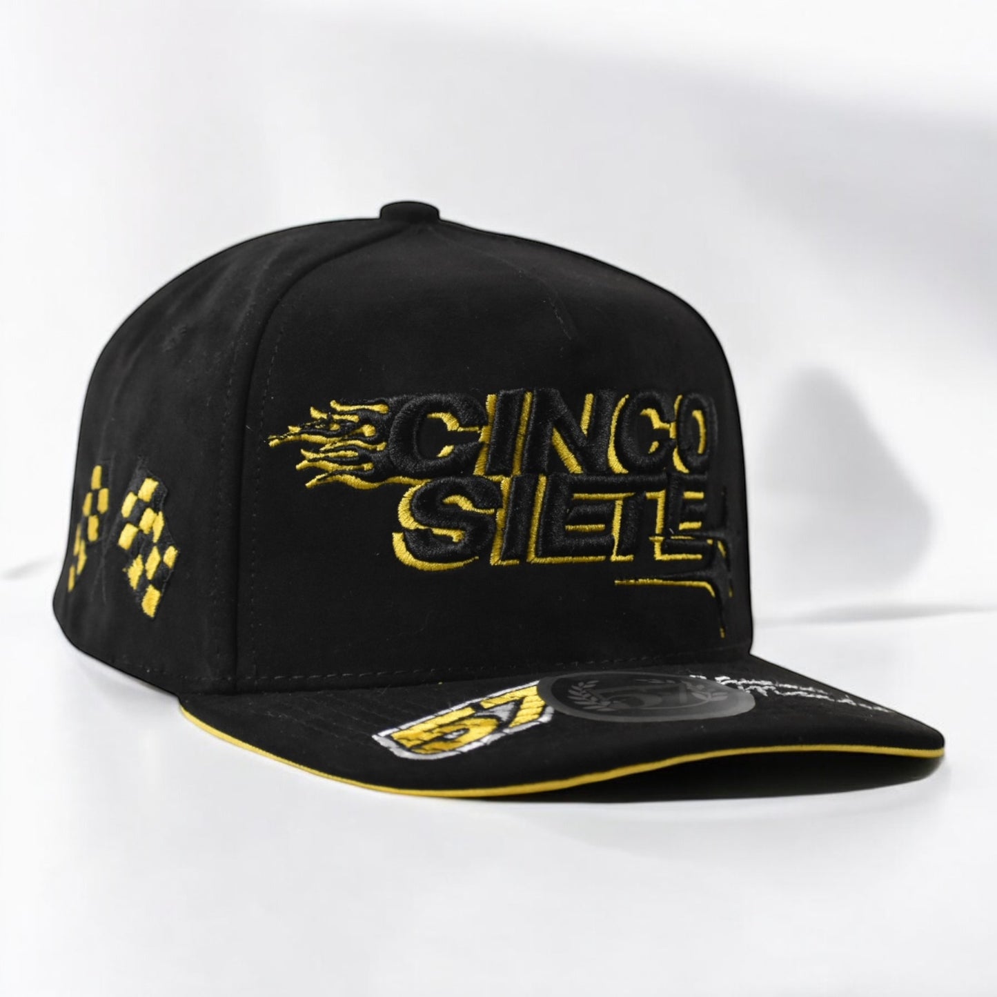 Gorras 5.7 Fire Racing Black & Yellow