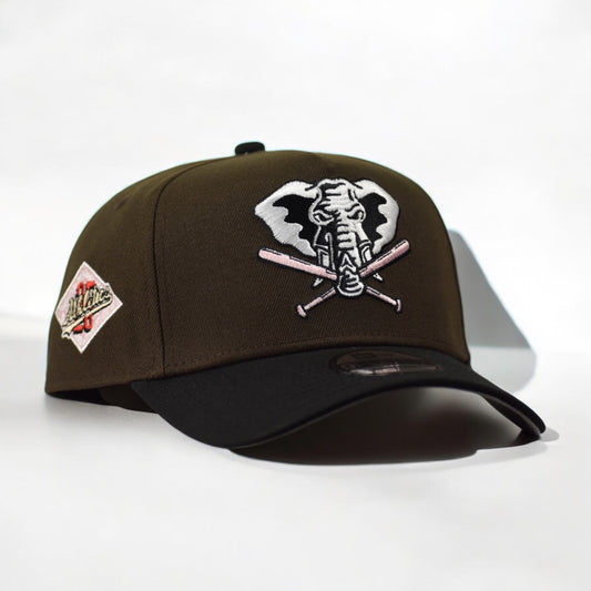 Oakland Athletics 25th Anniversary 9FORTY A-Frame Snapback Café/Negro