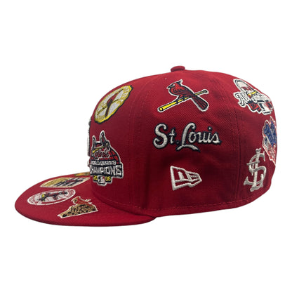 St. Louis Cardinals All Over Team Roja