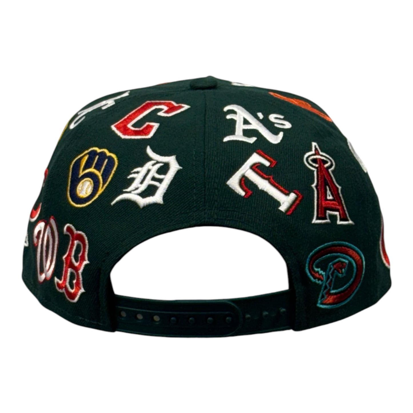 MLB All Over Verde 9FORTY A-Frame Snapback