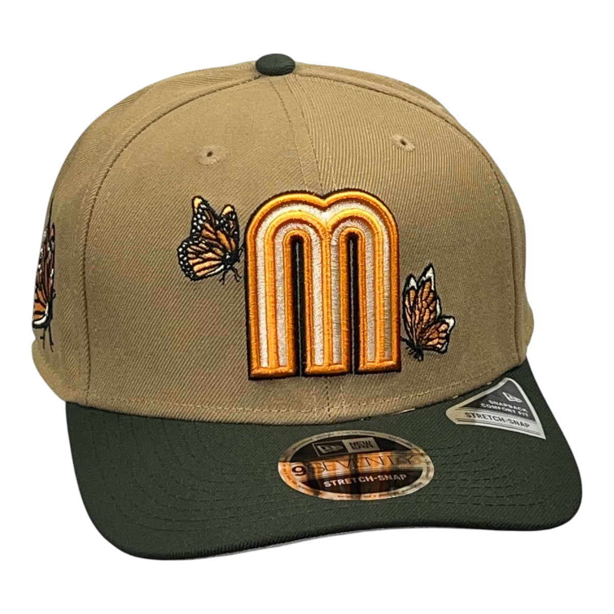 Mexico Mariposa Monarca Café/Verde 9SEVENTY Snapback