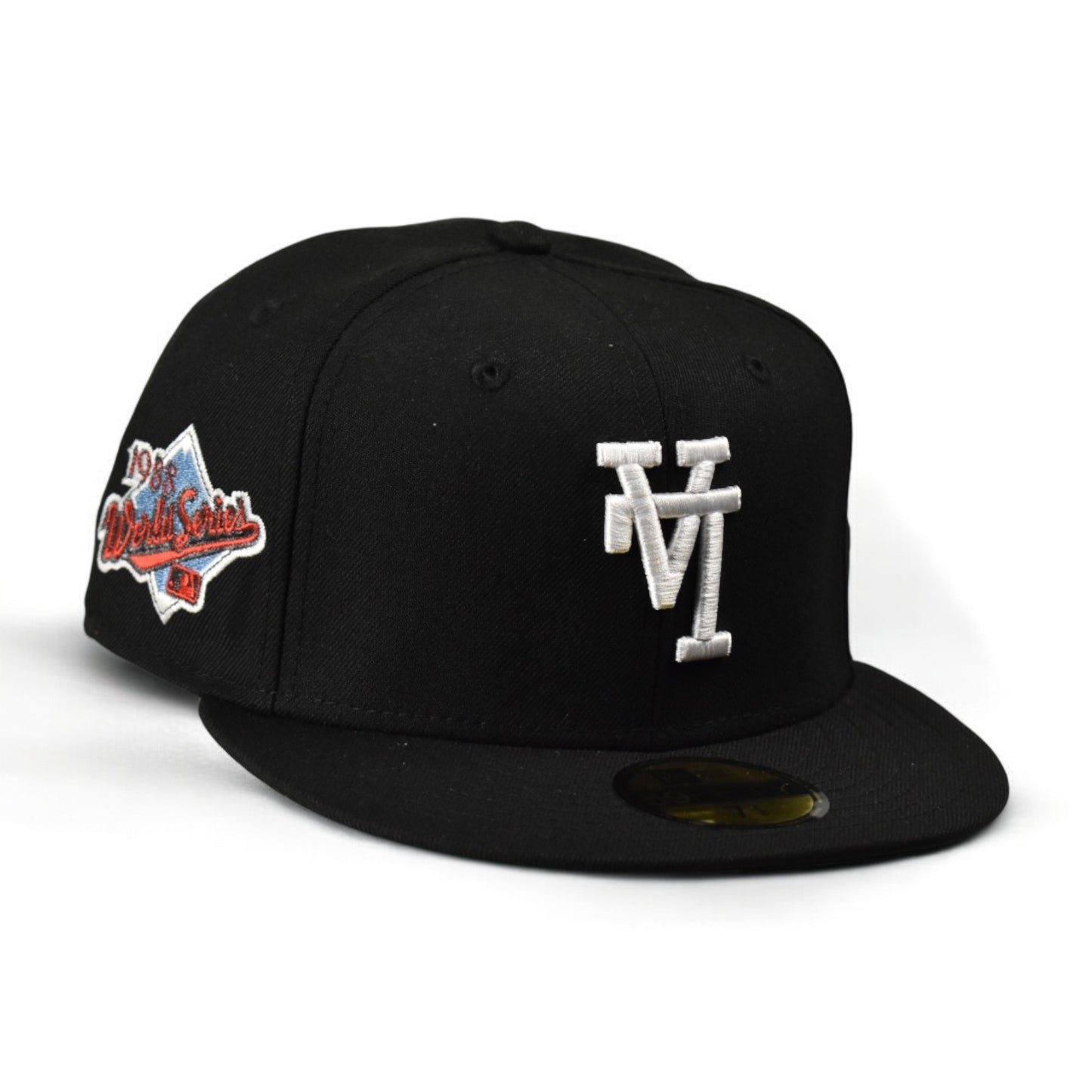 Los Angeles Dodgers Upside Down 1988 World Series Negra