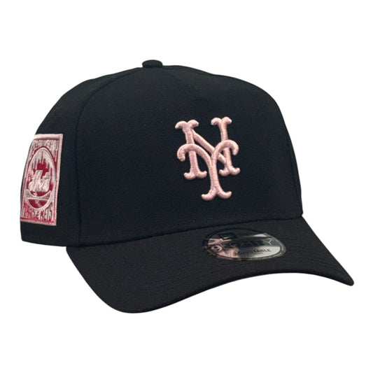 New York Mets 25th Anniversary Negra 9FORTY A-Frame Snapback