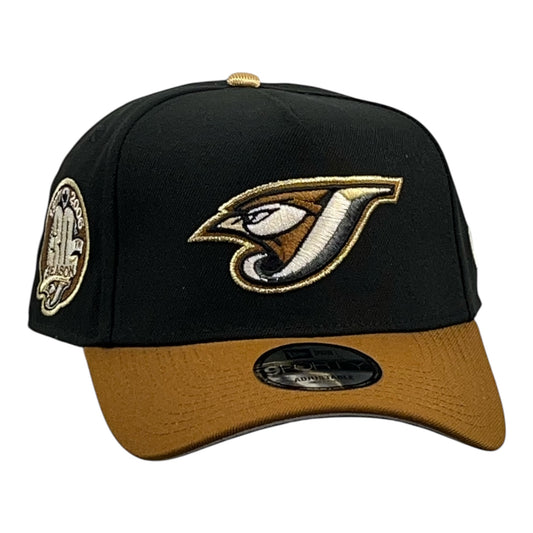 Toronto Blue Jays 30th Season Negro/Cafe 9FORTY A Frame Snapback