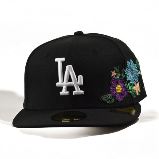 Los Angeles Dodgers Blooming Negra/Blanco