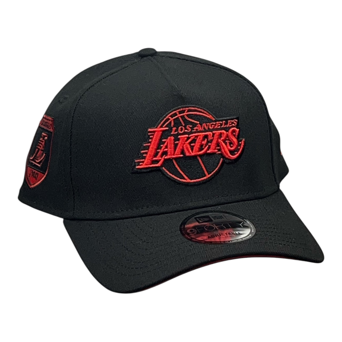 Los Angeles Lakers 1947 Negra/Rojo 9FORTY A Frame Snapback