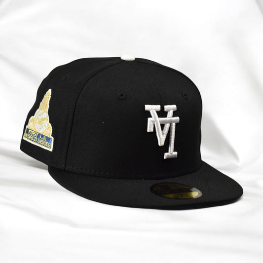 Los Angeles Dodgers Upside Down First LA World Series Negra