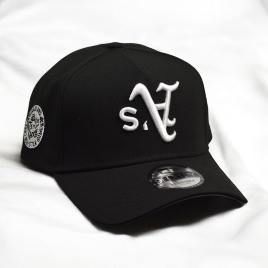 Oakland Athletics All Star Game 1987 Upside Down Logo Negra 9FORTY A-Frame Snapback