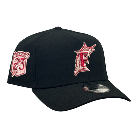 Florida Marlins 25 Years Negra 9FORTY A-Frame Snapback