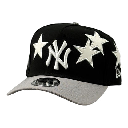 New York Yankees Stars Negra/Blanco 9FORTY A-Frame Snapback