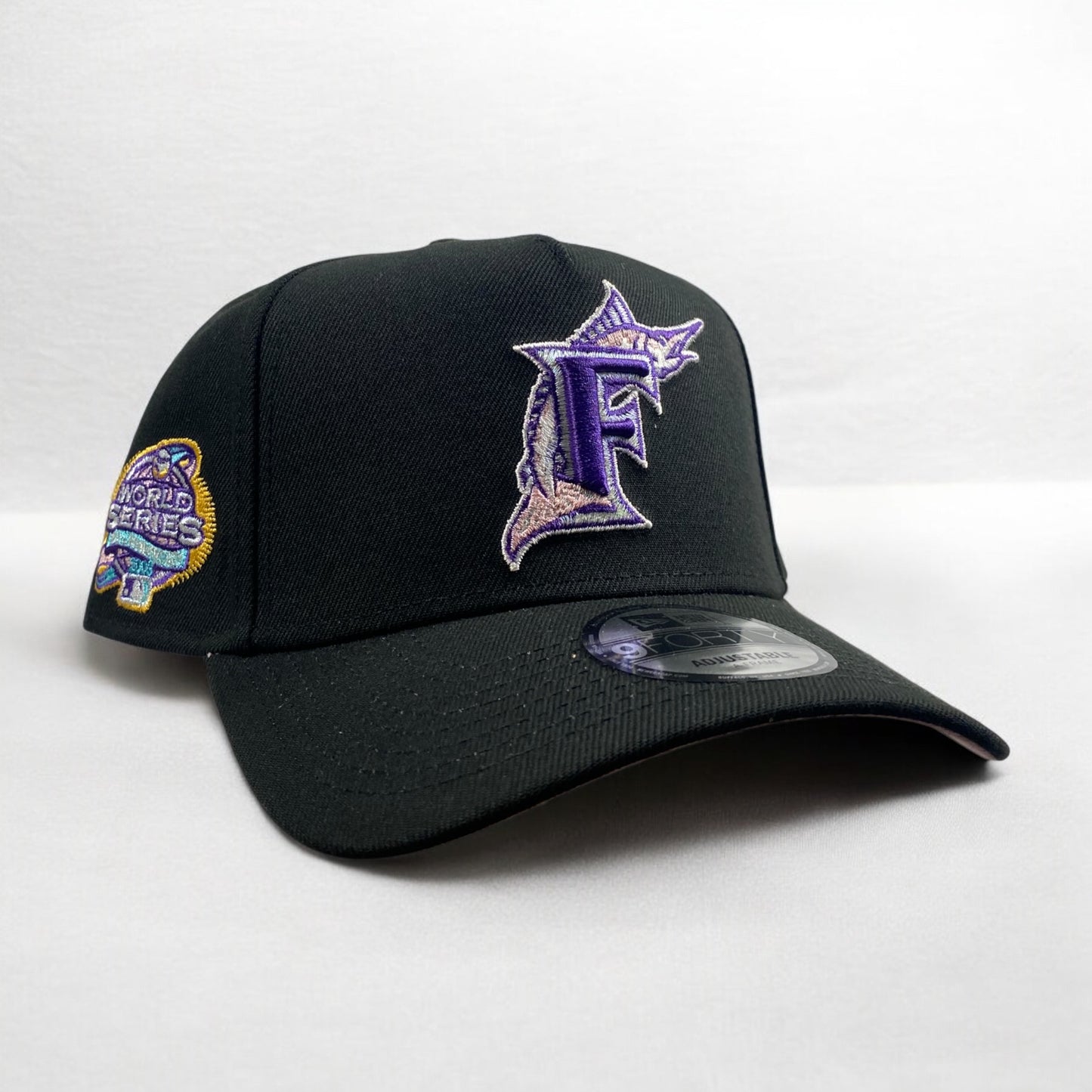 Florida Marlins World Series 100th Anniversary 2003 Negra/Morado 9FORTY A-Frame Snapback