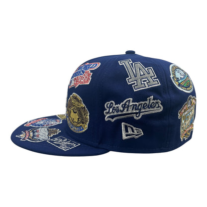 Los Angeles Dodgers All Over Team Azul