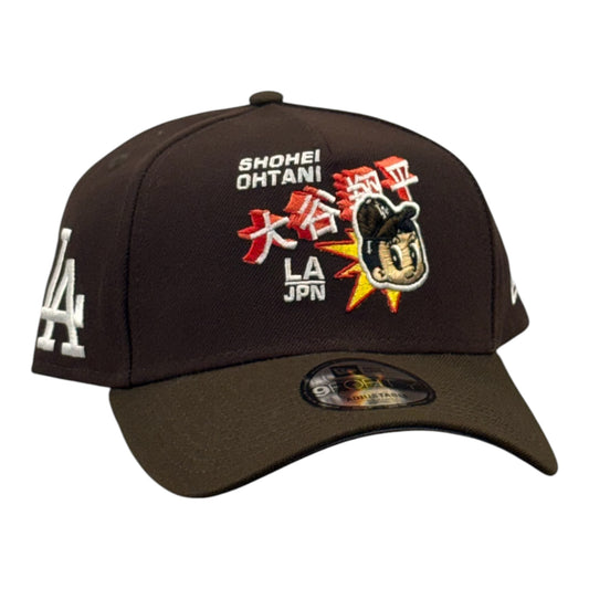 Los Angeles Dodgers Shohei Ohtani LA-JPN 9FORTY A-Frame Snapback