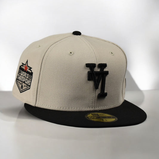 Los Angeles Dodgers Upside Down 2020 Champions Beige/Negro