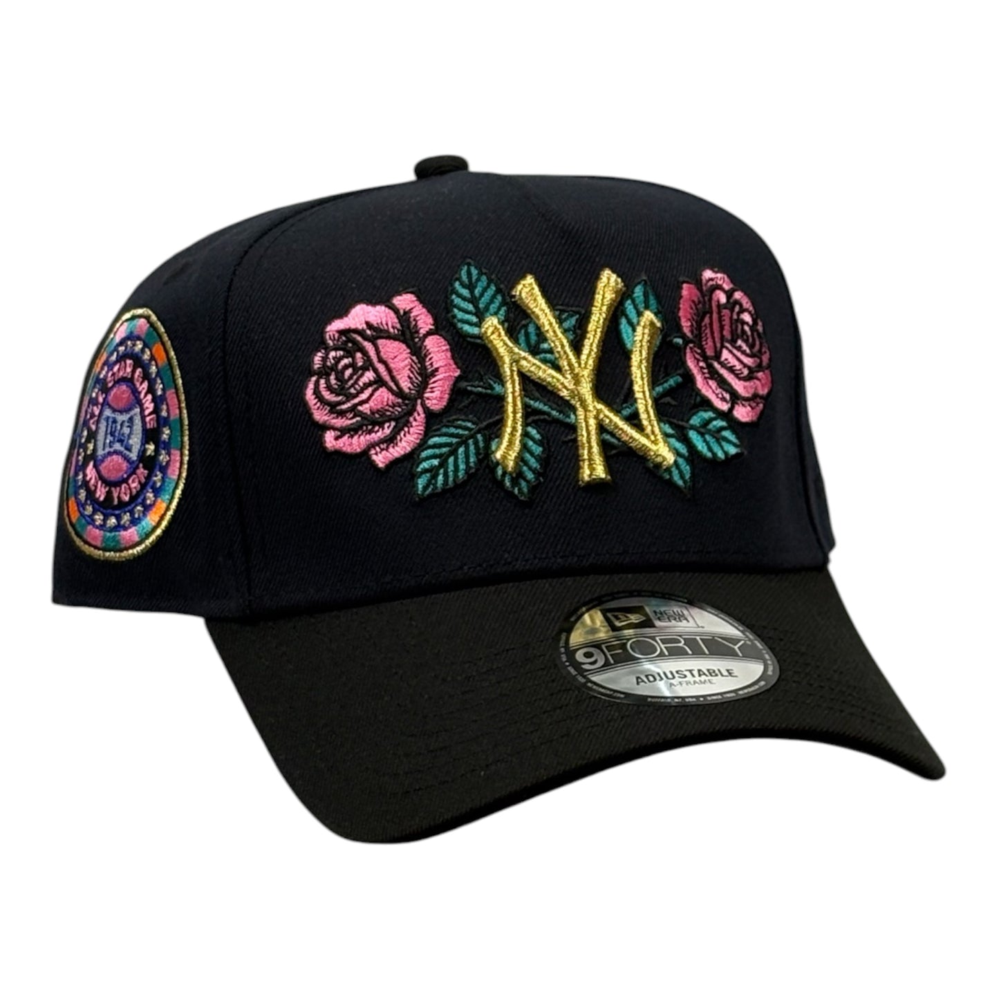 New York Yankees Rose All Star 1942 Azul Marino/Negro 9FORTY A-Frame Snapback