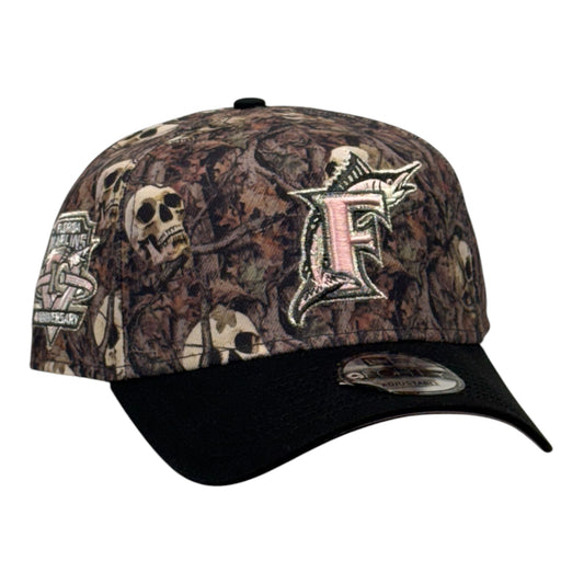 Florida Marlins 10th Anniversary Camo Skulls 9FORTY A-Frame Snapback