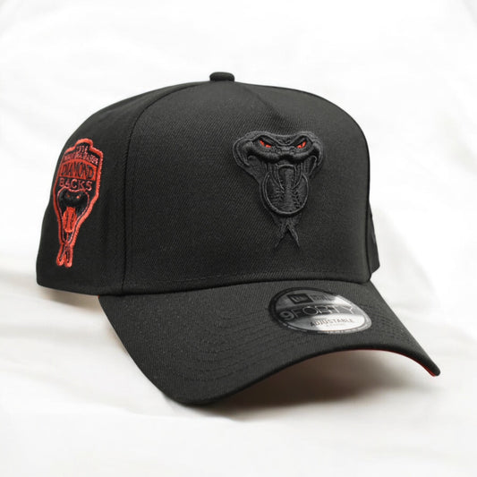 Arizona Diamondbacks 1998 Inaugural Season Negra/Rojo 9FORTY A-Frame Snapback