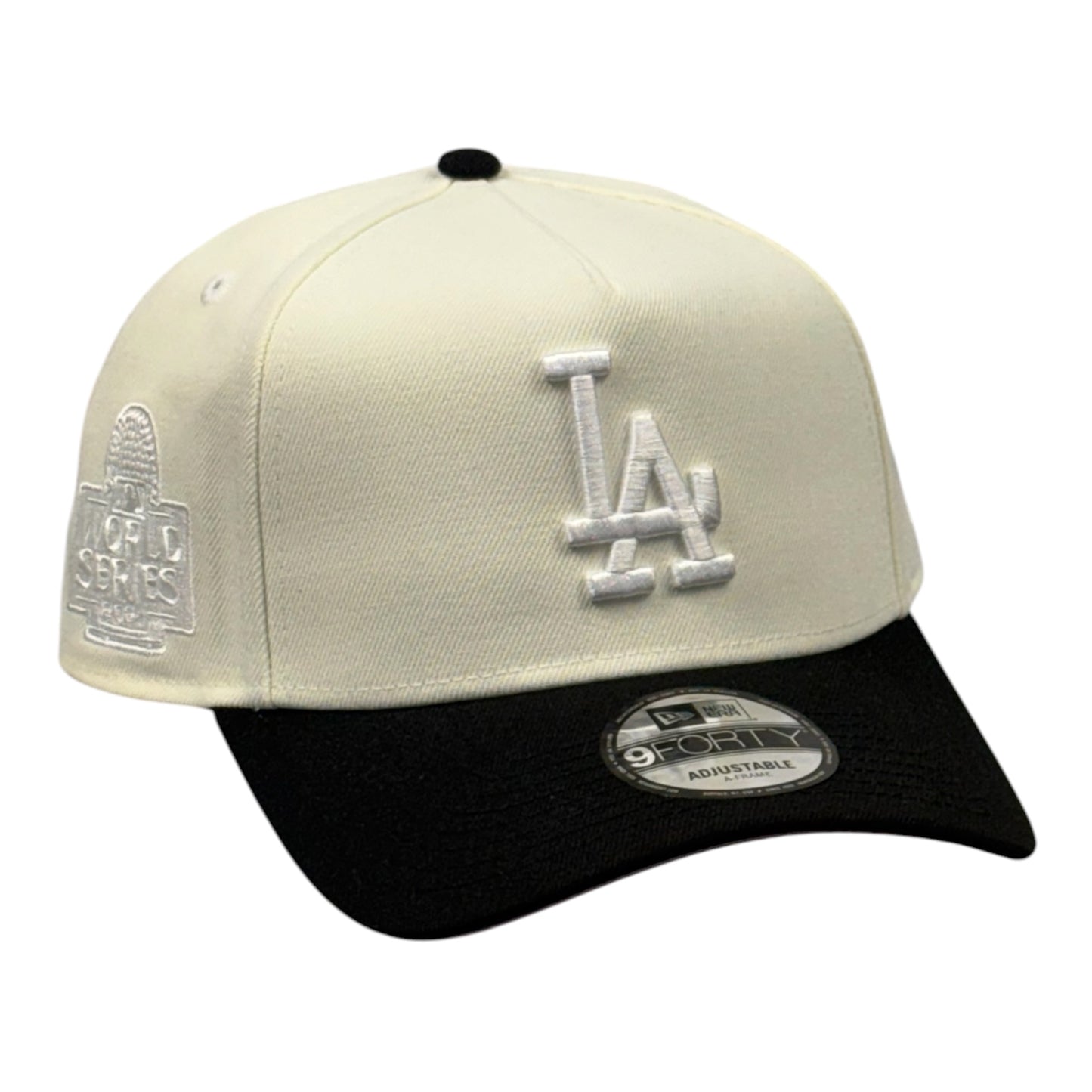 Los Angeles Dodgers World Series 2024 Blanco/Negro 9FORTY A-Frame Snapback