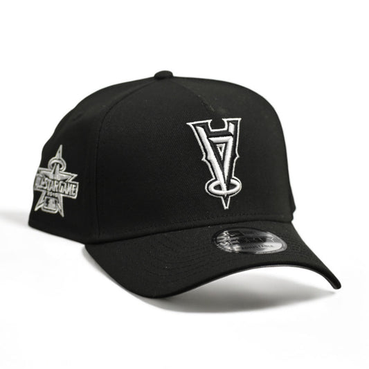 Los Angeles Angels All Star Game 2010 Upside Down Logo Negra/Blanco 9FORTY A-Frame Snapback