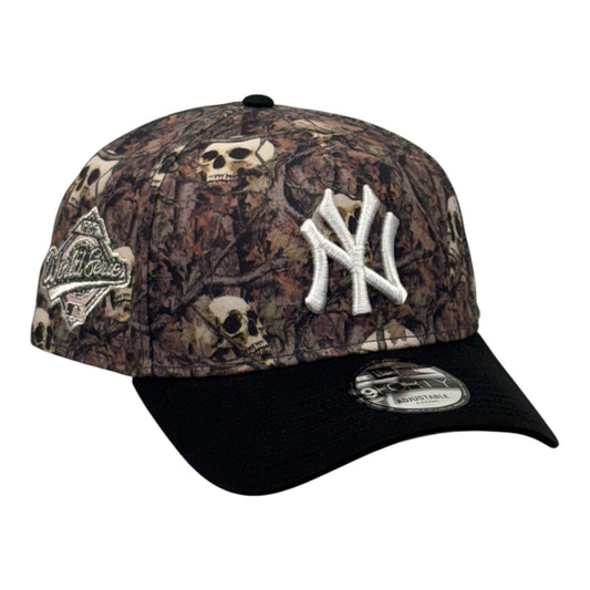New York Yankees World Series 1996 Camo Skulls 9FORTY A-Frame Snapback