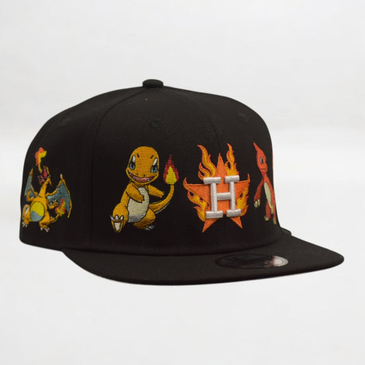 Astros Flame Negra SnapBack