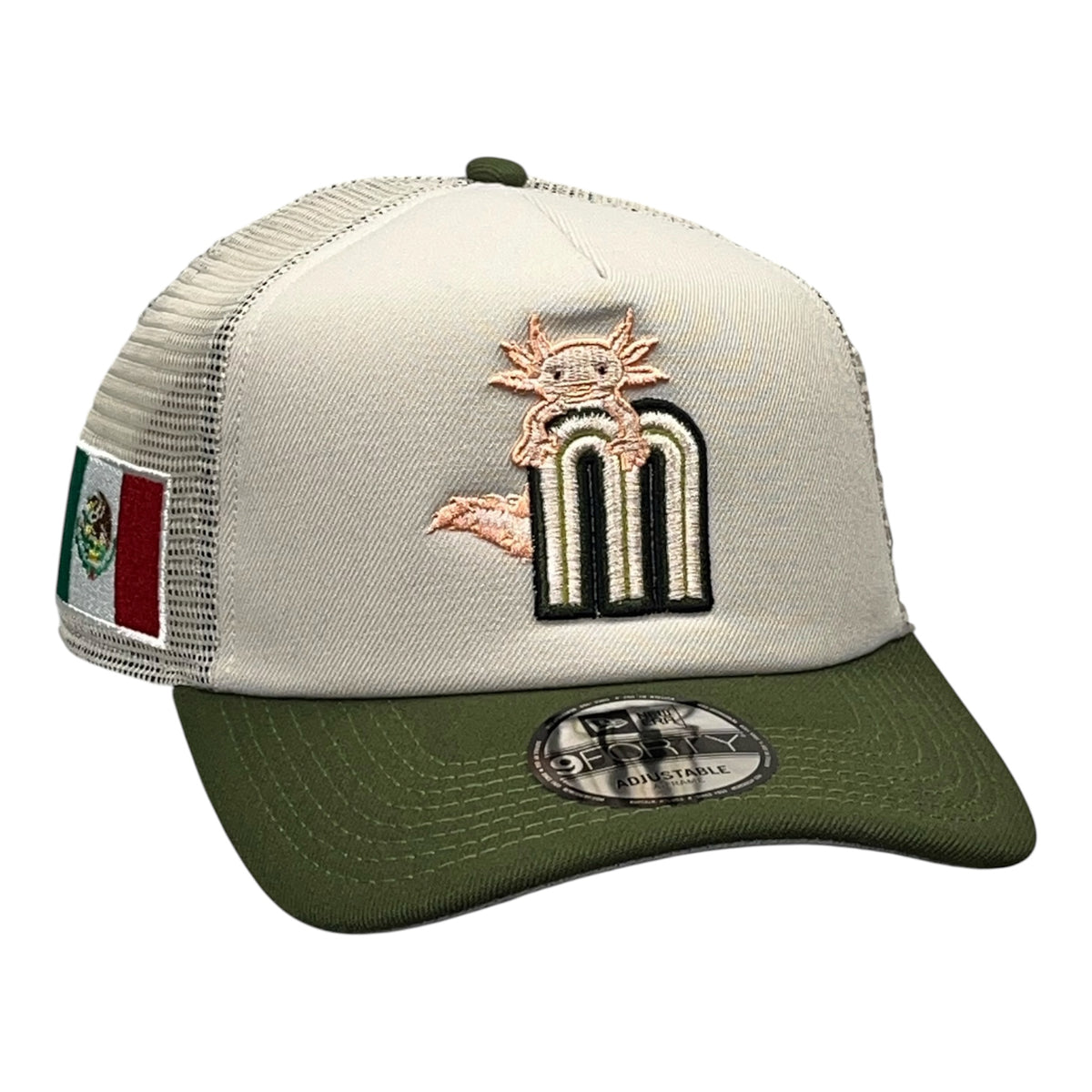 Mexico Ajolote Beige/Verde 9FORTY A Frame Snapback