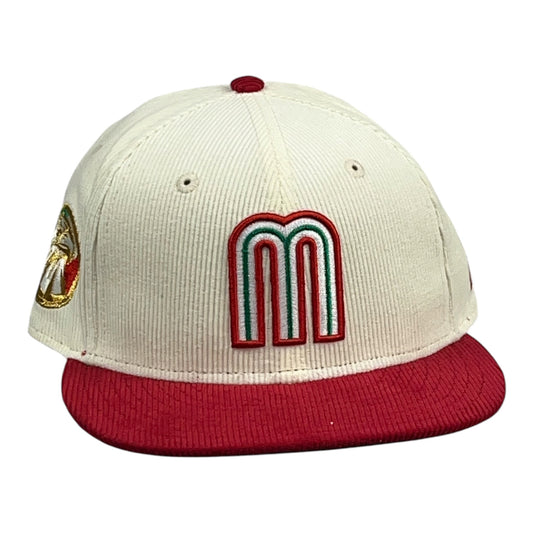 Selección Mexicana de Beisbol Beige/Rojo Pana