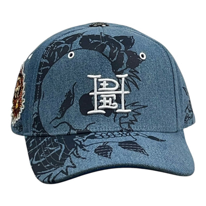 Ed Hardy Skull Fire and Pocket Azul
