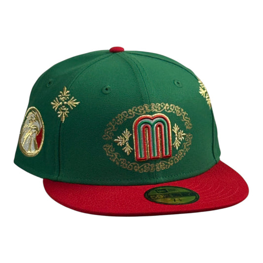 Selección Mexicana de Beisbol M Charro Verde/Roja
