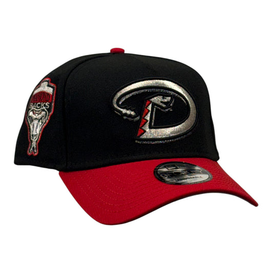 Arizona Diamondbacks 1999 Inaugural Season Negra/Rojo 9FORTY A-Frame Snapback