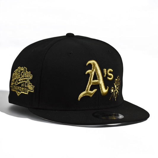 Oakland Athletics 1989 World Series Side Patch Rose Edition Snapback