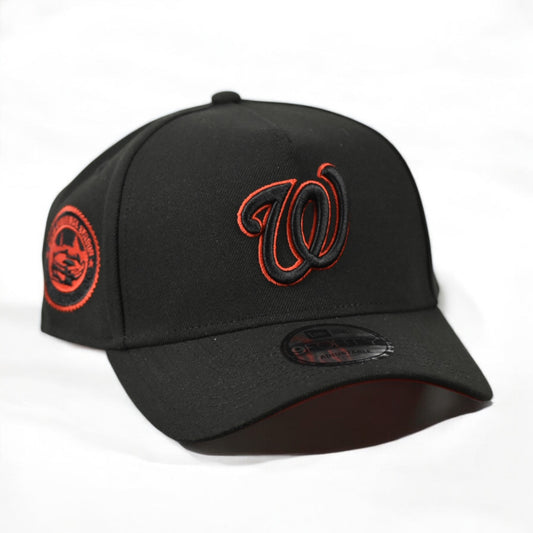 Washington Nationals 2008 Inaugural Season Black and Red 9FORTY A-Frame Snapback