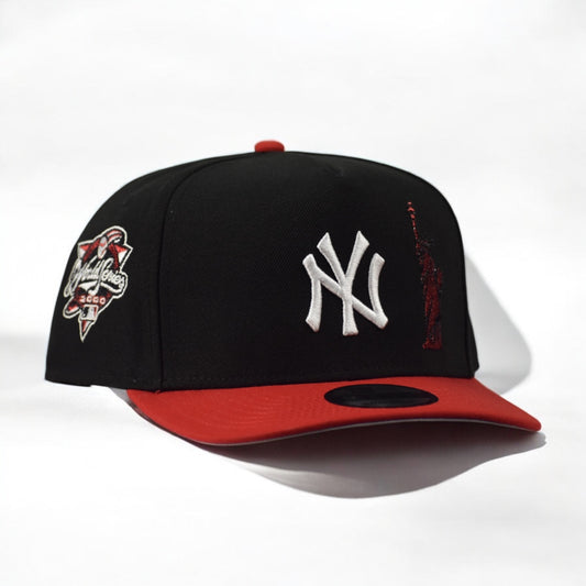 New York Yankees Liberty Statue World Series 2000 Side Patch Negra