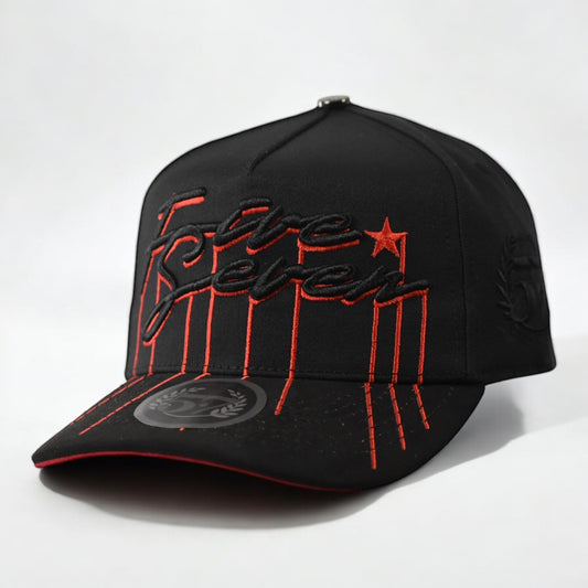 Gorras 5.7 Five Seven Black & Red