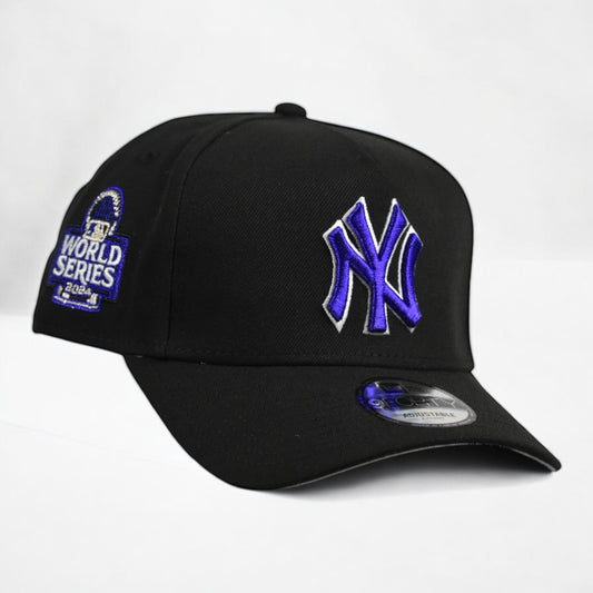 New York Yankees World Series 2024 9FORTY A-Frame Snapback Negra/Azul