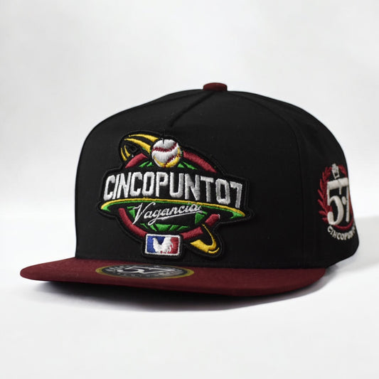 Gorra 5.7 Vagancia CincoPunto7 World Negra